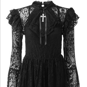 NWT Killstar Liliana Lace Dress RARE